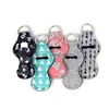 Sublimation Blanks Wholesale Sublimation Blanks Chapstick Holder Keychain Neoprene Lip Balm Keychains For Diy Blank Lipstick Holders D Dhghr