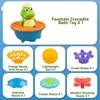 Baby Toy Fountain Frog Baby Bath Toys for Toddlers 5 Modes Spray Water Sprinkler Light Up Bathtub Toy for Boys Girls Kids Gifts 230919