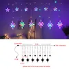 Autres fournitures de fête d'événement LED North Star Rideau Light Festoon Guirlande de Noël Guirlande de fées en plein air pour la décoration de mariage de fenêtre 230919