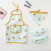 Bavoirs Burp Cloths 3Pcs Bébé Enfants Tout-petit Tablier imperméable et résistant aux taches Manches Bandana Art Smock Accessoires de bavoir d'alimentation 6-36 mois 230919