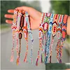 Pulseras de encanto Nepal Boho Tejido a mano Pulsera trenzada para mujeres Amigo Bohemio Cuerda de algodón Brazalete étnico Amistad Joyería Drop de Dhpeh