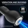 Vuxen massager onanator för män automatisk sugande manlig maskin oral vaginal penis vibrator leksak onani cup cup avsugningar