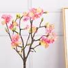 Fiori decorativi Cherry Blossom Touch Simulazione Home Wedding Pography Set Decorazione Ornamenti di fiori artificiali