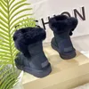 Topp nya designerstövlar för kvinnor Australien SNOW Boot Womens Luxury Slippers Ultra Mini Fashion Platform Booties Winter Suede Wool Ladies Warm Fur Ankle Bootes