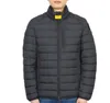 Pure Covered Stand-Collar Jacket with down Jacket for Men Army Green