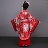 Palco desgaste crianças tradicionais antigas roupas de seda chinesa para meninas hanfu trajes de dança traje folclórico crianças tang vestido de fadas criança ópera