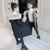 ダウンコート子供冬コットンジャケット2023ファッションガール服の子供用厚いパーカーフーダフード付きスノースーツアウターウェア