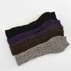 Fashion Knitted Half-finger Arm Covers Long Fingerless Mittens Winter Warm Gloves Cuff Wrist Sleeves Warmers for women