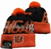 Cincinnati Beanies Cap CHI Wool Warm Sport Knit Hat Hockey North American Team Striped Sideline USA College Cuffed Pom Hats Men Women A0