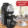 Brentwood Macchina per cappuccino e macchina per caffè espresso da 800 Watt con bacchetta per schiumare, nera