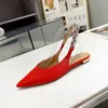 Sandálias planas de verão pontiagudas de camurça femininas sapatos femininos de marca de luxo designer de festa de casamento chinelos tamanho 35-40 cor sólida elegante sexy sapatos de férias slides