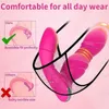 Masseur adulte portable culotte vibrante vibrateurs App à distance pour les femmes 9 vitesses Vibrations de poussée puissantes produits pour Couples