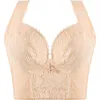 Soutien-gorge en dentelle longue ligne pour femmes, lingerie rembourrée, sexy, grande taille, sous-vêtements, corset, brassière 260j