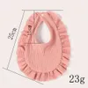 Burp Cloths Lace Bibs Soft Cotton Adjustable Bib New born Stuff Toddler Burp Cloths Kids Feeding Saliva Towel