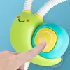 Jouets de bain Jouets de bain jeu d'eau escargot pulvérisation robinet douche électrique jet d'eau jouet pour bébé bain salle de bain enfants jouets 2 ans 230919