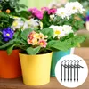 Garden Supplies 6PCS Plant Support Stake Climbing Trellis Plastic Stand Flower Tray Shelves Holder Shelf Tool