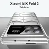 Trasparente rigido per Xiaomi Mix Fold 3 Custodia Armatura Staffa Protezione cerniera Pellicola di vetro Copertura dello schermo