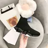 Designer Sock Shoes Casual Shoes Triple Black White S Red Beige Casual Sports Sneakers Socks Trainers Shoes Ment Women Knit Boots Ankel Booties Platform Shoe 36-45