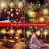 LED Strings Party 5Pack 600 LED Christmas Dandelion Fairy Light Fireworks Lamps 8 Modes Waterproof Hanging Starburst Light for Home Garden Decor HKD230919