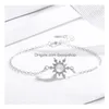 Euramerican Necklace Earring Bracelet Suit Snowflake Gem Pendant Collarbone Chain Sweater Women Fashion Accessories Gift Drop Delivery Dhskb