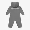 Family Matching Outfits 0~24 Months Kids's Zippered Long Sleeve Hooded Jumpsuit Boys And Girls Bodysuits For Infants born Baby Summer Clothes 230918