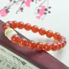 Beaded Strands 24k Gold Hetian Jade Bracelet Premium Gem Jewelry Bracelets Natural Agate Red Black Green Lovers For Men And Women2256