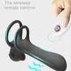 Volwassen Massager Paar Vibrator Cock Penis Ring Afstandsbediening Pensring Vagina Stimulator g-spot Masturbatie Sex voor Mannen Vrouwen