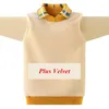 Pullover Kinder Pullover 4 15 T Mode Gitter Design Kinder Warme Jacke Innen Fleece Für Teen Boy Polo Collat Gestrickte mantel 230918