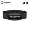 أجهزة كمبيوتر الدراجة Magene H303 مستشعر معدل ضربات القلب Bluetooth ANT UPGRADE H64 HR شاشة مع حزام الصدر مزدوج الوضع الحاسوبية حزام الفرقة الرياضية 230919