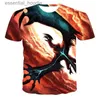 Blouses pour femmes Chemises T-shirts pour hommes Produit T-shirt Hommes de haute qualité Hommes Dames Baleine Peinture à l'huile Impression 3D T-shirtMen's L230919