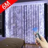 Autres fournitures de fête d'événement 600300 LED fenêtre rideau chaîne lumière mariage maison jardin chambre extérieure décorations murales intérieures 230919