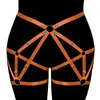 leg garters with straps