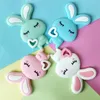 Teethers Toys 5/10pcs Cartoon rabbit silicone Teether Baby Teething Animal Rodent DIY Baby Teething Necklace Toy Food Grade Silicone beads 230919