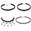 15 Design Gothic Women Choker Necklaces Set Y Lace Necklace Girl Neck Strap Collarbone Chain Clavicle For Jewelry Gift Drop Delivery Dhfew