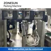 Zonesun تلقائي الحشوة والبذخ المبكرة حقيبة الوقوف Pack Rotary Filler Equipment ZS-BZJ10P