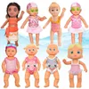 Bath Toys Baby Swimming Doll Wodoodporny basen basen gier wodny Bath Education Education Smart Electric Joint Movable Toys Dziewczyna chłopcy 230919