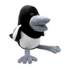 Poux en peluche halloween mignon dessin animé kawaii magpie corbeau en peluche en peluche enfoncée