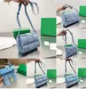 Sac à main vintage en denim tissé pour femmes, sac à bandoulière Portable, Mini chaîne Fine, petit sac carré