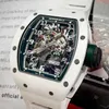 Серия часов Richardmill Tourbillon Швейцарские наручные часы Часы Мужские часы Мужские Le Mans Limited Edition 100 Мужские наручные часы Керамические RM030 WN-AZPG