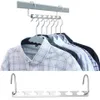 Garderob Storage Garderob Hook Space Saver Hangers 2st Gloar Organizing Racks flera klädhängare Matal Hållbar Hook12644