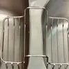 Förvaringskorgar kök gadget dubbel handfat inner hängare diskmaskin svamp stål boll rostfritt rack frukt