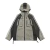 Женские куртки Deeptown Streetwear Куртка Techwear Женские ветровки Винтаж Harajuku Oversize Track Outdoor Анорак с капюшоном на молнии 230919