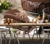 Duvar Kağıtları Özelleştirilmiş Gıda Po Kekler Çikolata Parçası Restoran Tatlı Mağazası Mutfak Arka Plan Dekorasyon Duvar Kağıdı