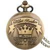 Steampunk Watches Carved Crown 2014 Milan Design Unisex Quartz Pocket Watch FOB Sweater Chain Gift Arabic Number Clock