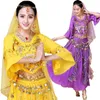 Stage Wear Odzież Odzież Kobiet orientalny zestaw dla kobiet Bollywood Belly Costume Costume 6 Kolor