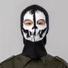 Costume Accessories Game Ghosts Skull Black Face Mask Cosplay Motorcycle Tactical Balaclava Hood Warm Windproof Adult Unisex Halloween Prop