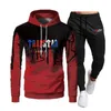 Abbigliamento sportivo di marca Trapstar Felpa con cappuccio da uomo stampata classica Abbigliamento sportivo Set caldo da uomo Felpa con cappuccio Trapstar allentata Abbigliamento sportivo da jogging Abbigliamento firmato di alta qualità