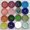 Smyckesinställningar 1 25,4 mm 100 st runda metallplattad kromflaskkap som matchar Clear Circle Epoxy Dome Sticker Drop Delive Dhgarden Otkbn