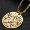 Necklace Men And Women Of The Muhammad Church Pendants Necklaces Stainless Steel Gold Chain Jewelry On Neck Pendant3245
