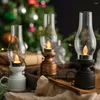 Candle Holders Practical Electronic Light Safe Home Decoration Long Lasting 80s Retro Style Oil Lamp